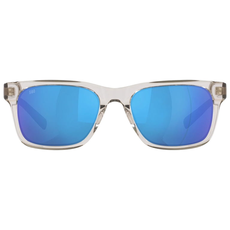 Costa Del Mar Tybee Polarized Blue Mirror 580G Square Sunglasses  