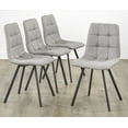 thumbnail image 3 of TMS Rho Indoor Dining Chairs, Set of 4, Gray, 3 of 6