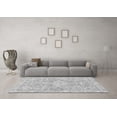 thumbnail image 3 of Ahgly Company Indoor Round Abstract Gray Modern Area Rugs, 8' Round, 3 of 4