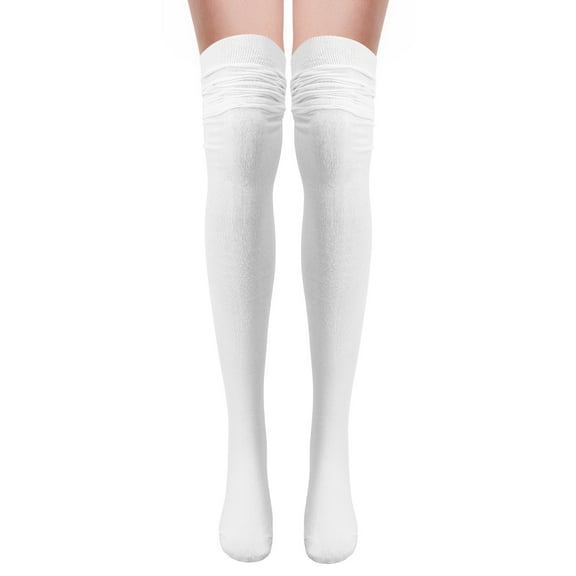 Worgeous Ordinary Socks Thigh Socks Man 84.00X9.10X0.30CM White