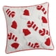 thumbnail image 1 of Funda de almohada navideña de terciopelo decorativa bordada 45cm x 45cm, 1 of 9