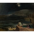 thumbnail image 3 of John Martin 14x12 Black Modern Framed Museum Art Print Titled - Repentance Of&nbsp;Nineveh (ca.&nbsp;1840), 3 of 5