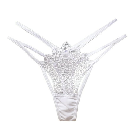 Support Underwear for Women but Pads Underwear Women Underwear Thongs Lace Bikini Panties G String Thong Stretch Ladie Brief Thong