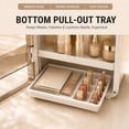 thumbnail image 4 of Mapleboom Makeup Organizer with Drawer and Lid, Large Capacity Cosmetic Storage, White, 4 of 9