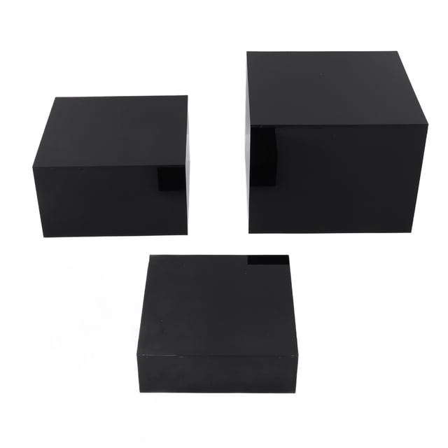 Acrylic Display Risers, Cubic Nesting Stands For Buffet Tables Food, With Supermarkets, Restaurants, Exhibitions, For Dessert Display