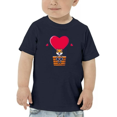 

Shiba Inu Flying W Balloon T-Shirt Toddler -Image by Shutterstock 4 Toddler