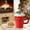 Red#2, variant on Christmas Tree Ceramic Mug with Lid & Straw | Festive Holiday Sweater Design | 16oz Couple Gift Mug for Christmas | Red, Green, White Options