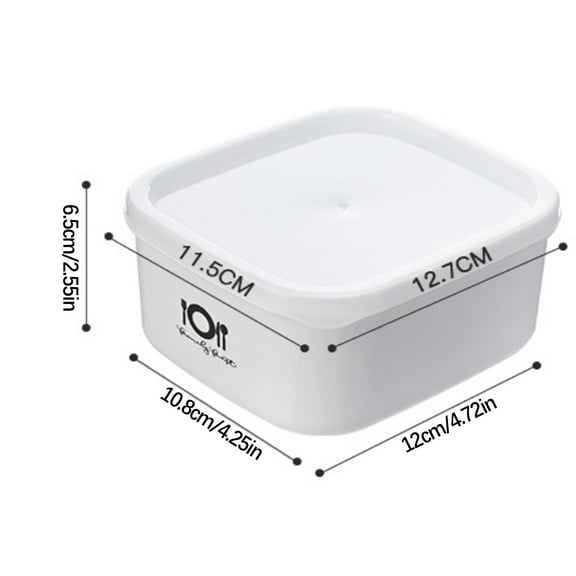 Qholemyo Plastic Rectangular Airtight Food Storage Containers With Lids Refrigerator Fruit Preservation Box Microwave Safe Lunch Box