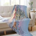 thumbnail image 6 of Fluorescent Cover blanket 70x55 inch frannel blanket Office nap blanket Camping blanket Bedding travel blanket Glow blanket Beautiful Christmas, 6 of 8