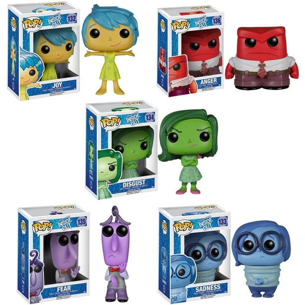 Funko Inside Out POP! Disney/Pixar Vinyl Collectors Set: Sadness, Joy, Disgust, Anger, Fear Walmart.com