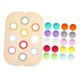 thumbnail image 4 of Toy de clasificación de forma de color Toy Learning Early Toy Sensorial Toy Forma Juego de mesa preescolar para niños Juego educativo para niños Niños 1 color establecido, 4 of 9