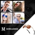 thumbnail image 3 of Gafas de sol mxnx Aviator MX208 polarizadas UV400 dorado/marrón, 3 of 7