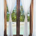 thumbnail image 2 of 2pcs Cotton Curtain Holdbacks Macrame Curtain Tie Rope Boho Window Drapes Holder Strap Farmhouse Drape Tie Cord Beige, 2 of 7