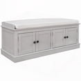 thumbnail image 4 of Banc de Rangement avec Cadre en Pin & MDF : Capacité de 200 lbs, Étagère Réglable, Multi-Usage pour Pièces, 4 of 18