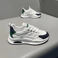 thumbnail image 3 of S-Men'S Height-Increasing Running Shoes with Lift - Lightweight Breathable Mesh Sneakers,  Arch Support, All-Season White/Black/Red Sneakers Odor-Resistant Soft Sole & for Gym, Jogging, Casual Wear+K, 3 of 7
