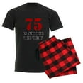 thumbnail image 6 of CafePress - 75Th Birthday Gag Gift Men's Dark Pajamas - Men's Dark Loose Fit Cotton Pajama Set, 6 of 7