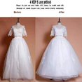thumbnail image 4 of Jupon Crinoline pour Femme 4 Jupons Cerceau 5 Volants Couches Robe de Bal Demi-Jupon Jupon pour Mariage Robe de Mariée, 4 of 6