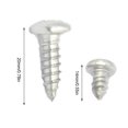 thumbnail image 2 of Scienceny Tornillos de 100 piezas, cabezal cruzado autorroscante para evitar grietas, accesorios de Hardware de alta dureza, suministro de sujetadores Herramientas y ferretería 14 mm Scienceny TO008253-02, 2 of 6