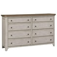thumbnail image 3 of Farmhouse Reimagined White Dresser & Mirror, 3 of 5
