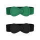 thumbnail image 1 of Cinturones Elásticos de Hebilla de Cuero Sintético Interlock en Forma de 8 para Mujeres 2Pcs Inspire Chic, 1 of 1