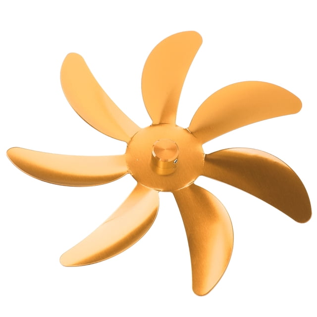 7 Blade Stove Fan Aluminum Alloy Blade, Easy Installation, Universal Replacement For Fireplace Fan