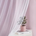 thumbnail image 3 of Cortinas opacas de color rosa Bujasso con revestimiento transparente que oscurece un 80%, 3 of 8