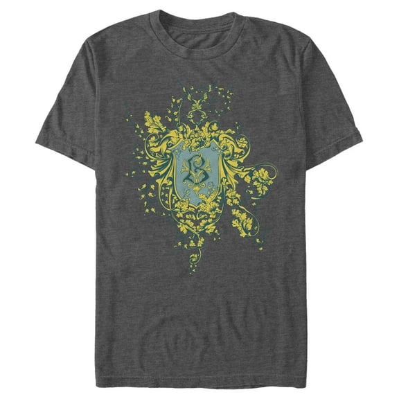 Men's Harry Potter Beauxbatons Crest Graphic Tee Charcoal Heather X Large