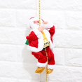 thumbnail image 4 of Santa Claus Musical Climbing Rope Electric Hanging Toy Christmas Decoration For Home Office Door, Climbing Santa Claus Christmas Ornament, Battery Operated Climbing (Santa Claus Musical Climbing Rope), 4 of 6