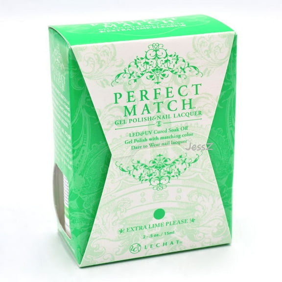 Lechat Perfect Match Soak-Off Gel Polish   Matching Nail Polish Colorful Moments Collection PMS256 Extra Lime Please