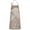 Brown Boho Line-1, variant on Brown Boho Line Art Plant Pattern Apron-Garden Aprons for Women with Pockets-Cotton Linen Waterproof Kitchen Cooking Gardening Aprons Adjustable for Kitchen,Cooking,BBQ and Salon 33x27 Inch