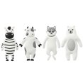 thumbnail image 2 of WREESH Cute Animal Hanger Wall Door Keychain Decoration Frame Cartoon Free Punch Hook, 2 of 9