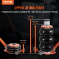 thumbnail image 2 of VEVOR Air Jack 3 Ton/6600 lbs Pneumatic Jack with Heightened Column for Sedan, 2 of 9