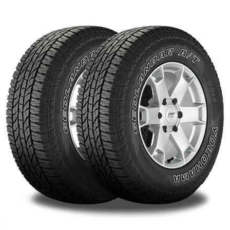 2 Yokohama Geolandar A/T G015 OWL 225/60R17 99T All Terrain Truck Tires 600AB 110133608 / 225/60/17 / 2256017