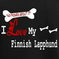 thumbnail image 3 of CafePress - NB_Finnish Lapphund Women's Dark Pajamas - Women's Short Sleeve Print T-Shirt and Pants Dark Cotton Pajama Set, 3 of 7