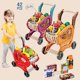thumbnail image 1 of Kids Large Supermarket Shopping Cart Trolley Push Car Toys Basket Simulation Fruit Food Pretend Play House Girls Toy heqiyong toy, 1 of 2