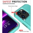thumbnail image 3 of Diverbox for iPhone 13 Pro Case [Shockproof] [Dropproof] [Tempered Glass Screen + Camera Lens Protector],Heavy Duty Protection Phone Case Cover for Apple iPhone 13 Pro (Teal), 3 of 7