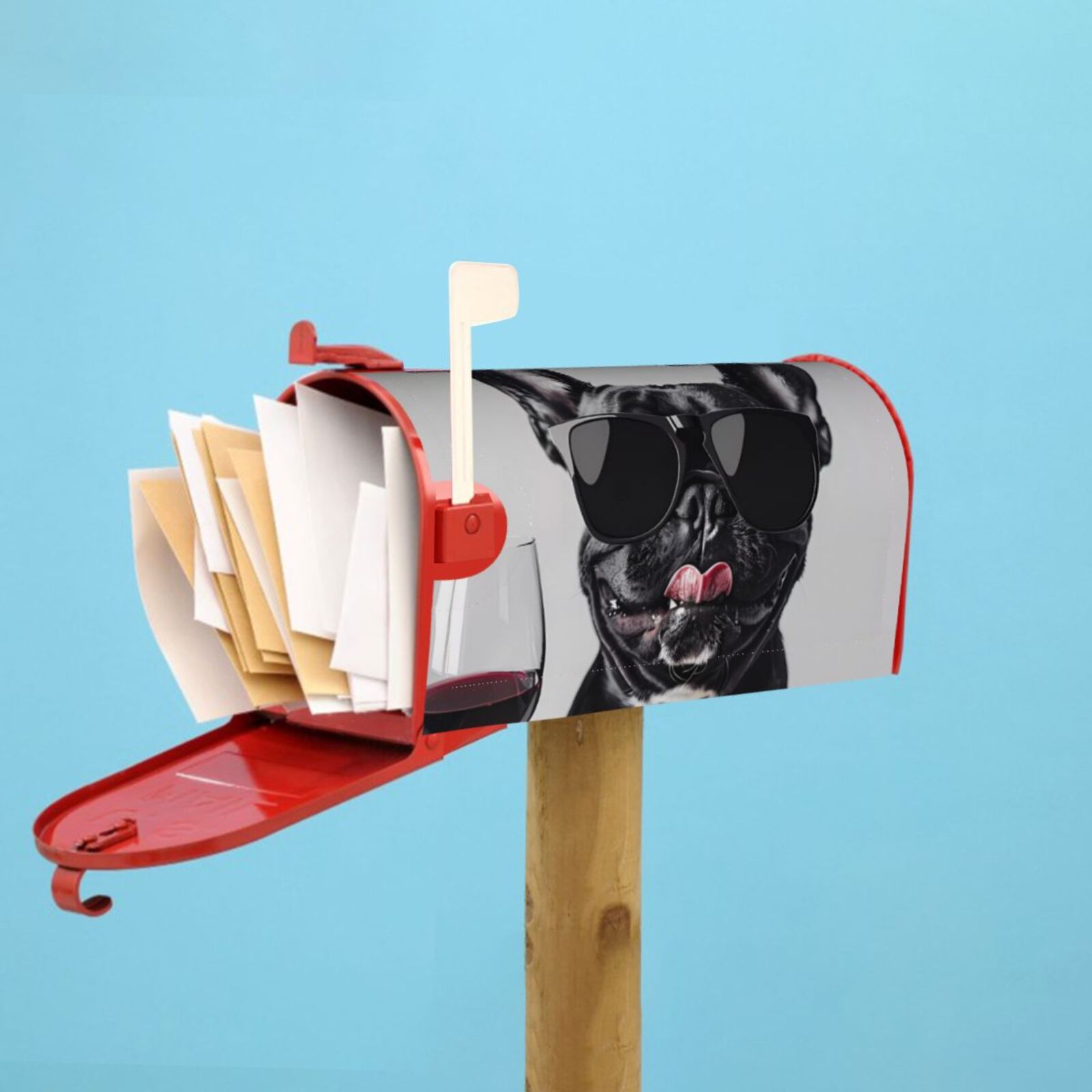 Kdxio Magnetic Mailbox Cover 21x18 in Mailbox Cover Outdoor Decoration Holiday Mailbox Covers for Home Garden Yard-21x18 in