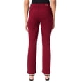 thumbnail image 3 of Jones New York womens  Lexington High-Rise Straight Leg Pant, 12, Red, 3 of 3