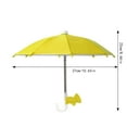 thumbnail image 4 of Mini Motorcycle Umbrella with Phone Holder - Suction Cup Mount, Windproof - for Rain Protection, Delivery Rides, Outdoor Activities, 4 of 4
