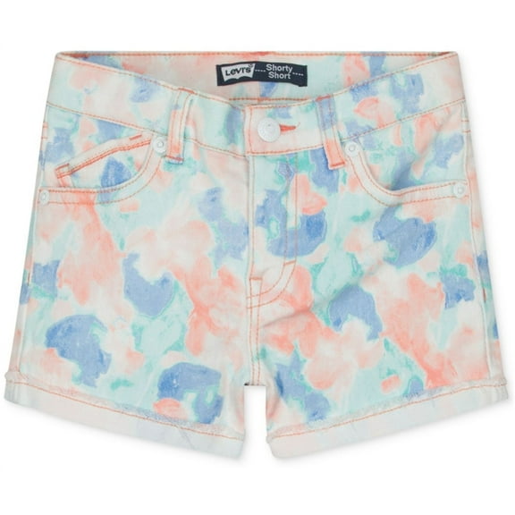 Levi's Girls Scarlett Shorty Casual Denim Shorts, Multicoloured, Toddler, 3T