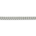 thumbnail image 2 of Primal Silver Sterling Silver 6.00mm Domed Curb Chain Bracelet, 2 of 6