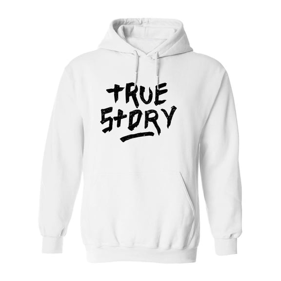 True Story. Hoodie Men -Image by Shutterstock, Male 3X-Large