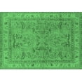 thumbnail image 1 of Ahgly Company Indoor Rectangle Oriental Emerald Green Industrial Area Rugs, 2' x 3', 1 of 4