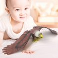 thumbnail image 2 of Simulated Eagle Figurine Squeeze to Make Sound Eagle Model Realistic Eagle Action Figure for Decorating, 2 of 4