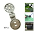 thumbnail image 1 of 50x Shade Cloth Clips, Shade Net Clips, Holder Shade Fabric Accessories Reusable Shading Net Fixed Clips for Boat Cover Yard Backyard Round 12cmx3.9cm, 1 of 10