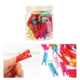 thumbnail image 2 of 30pcs Creative Push Pin Clips Wooden Push Pin Clips for Cork Boards Picture Clamps, 2 of 8