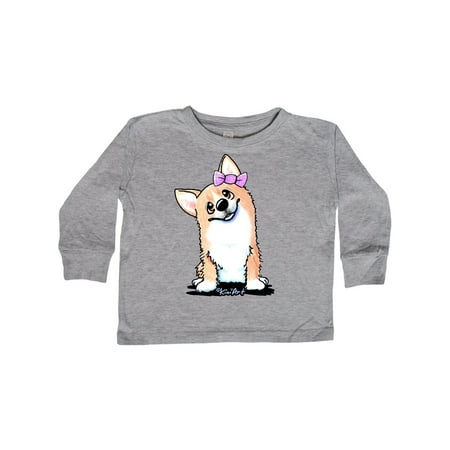 

Inktastic Corgi Puppy Girl Gift Toddler Boy or Toddler Girl Long Sleeve T-Shirt