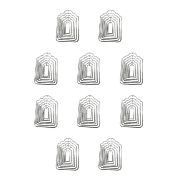 Kearding 6 Pieces/Set Carbon Steel Scrapbooking Die DIY Photo Stencil Making Album Children Embossing Anti-rust Card Adult 10piezas