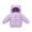 Purple, variant on fatyb Toddler Winter Coat Baby Boys Girls Hooded Lightweight Quilted Jacket Full Zip Puffer Coat Outerwear