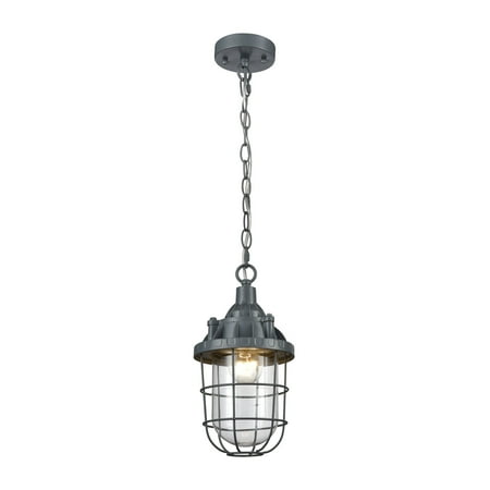 

Elk Home Steel Trap 6 Wide 1-Light Mini Pendant - Gray